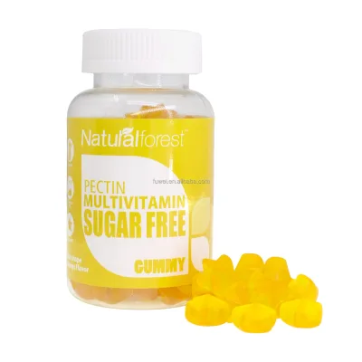 Vegan Kid's Gummy Sugar Free Multivitamin Gummy Gluten Free Vitamins No Sugar Soft Candy Non GMO for Children