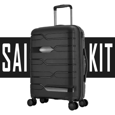 High Quality PP Luggage With Smooth Zipper Luggage Trolley Tsa Lock