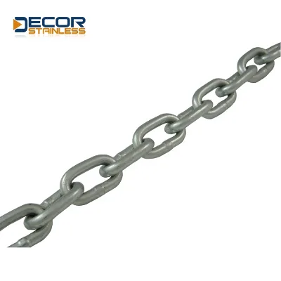 Customizable Size Heavy Tensile Link Chain Stainless Carbon Steel Galvanized Alloy Material