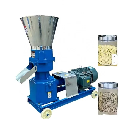 Small 220V Single Phase Pellet Feed Machine New Condition Granulator for Cattle Sheep Pig Fish Small Poultry for Retail