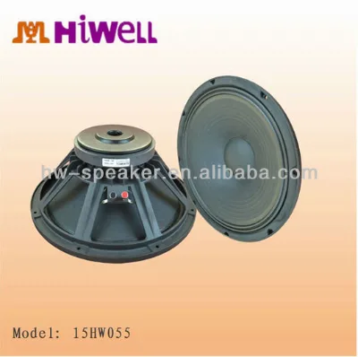 15" 8 Ohm 300 Watts RMS Aluminum Frame CNC Plate Pro Sound Speaker
