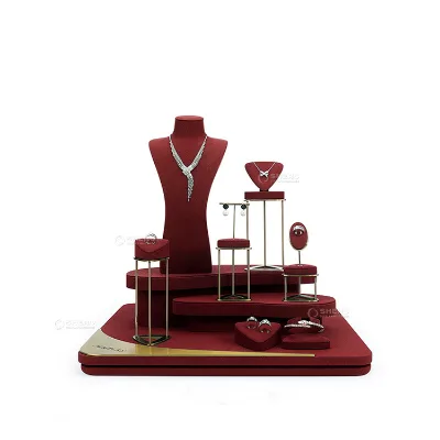 Customized Jewelry Stand Display Set Display Stand for Jewelry Gold Jewelry Stand