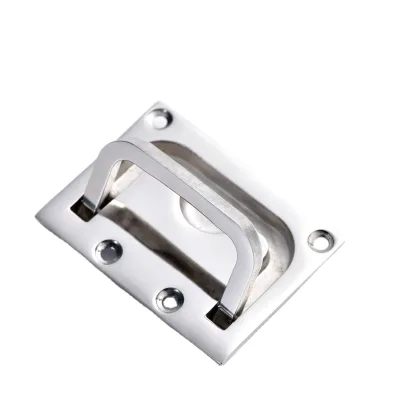 DIYANG Factory Price 316 Stainless Steel Floor  Yacht Square Flush Lift Ring