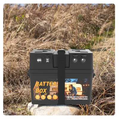Outdoor Adventure Travel Camping 12V 24V Trailer Boat Yacht Car Battery Outlet Box