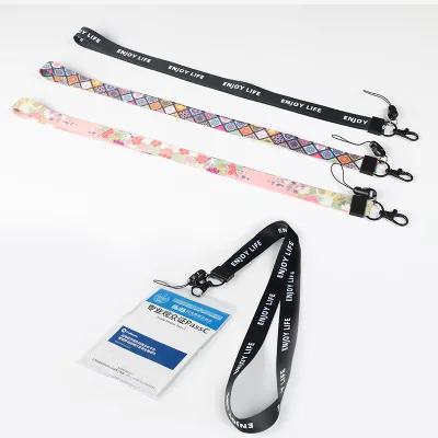High Quality Lanyard Custom Printed Sublimation Neck Lanyards With Logo Custom Keychain Polyester Lanyard