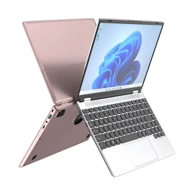 Cheap Oem 14Inch Intel Celeron N5095 180 Degrees Fold Screen Pink Silver DDR4 8GB SSD 256GB 512GB Notebook Computadoras Laptop