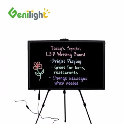 Acrylic Surface LED Strips Erasable Writing Board with IPx4 Waterproof and Remote Control for Shops