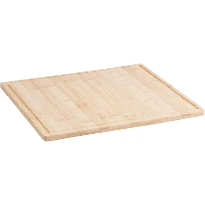 Cheap Rectangular Laser Engraving Cutting Boards Bamboo Chopping Board with Juice Groove for Kitchen Restaurant