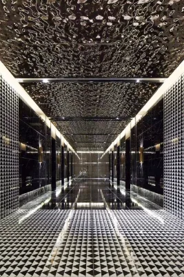 Commercial Building Interior Decoration Water Ripple False Ceiling Tiles