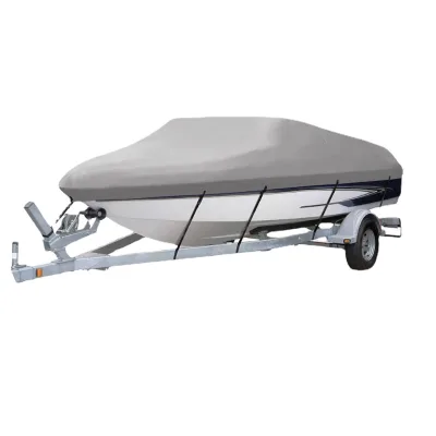 Heavy Duty UV Marine Grade Waterproof Boat Cover Custom Color All Seasons Weather Resistant Yacht Cover
