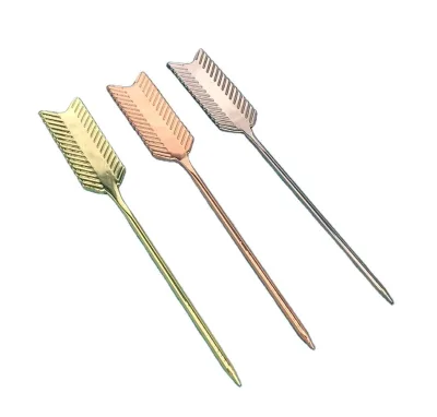 Custom Stainless Steel Cocktail Pick Decorative Food Picks Drink Sticks Silver Fruit Picks