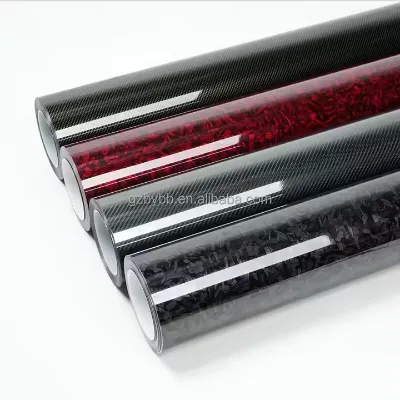 Wrapping Carbon Fiber Color Changing Film Car Vinyl Wrap Rolls Covering Stretching Film Auto 3D Vinyl for New Energy Vehicle