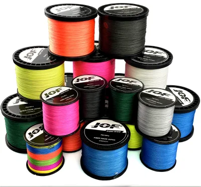 JOF 4 Strands Braided Fishing Line Multifilament 300M 500M Carp Fishing Japanese Braided Wire Fishing Accessories Pe Line