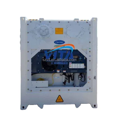 Brand New 40Hc Reefer Freeze Shipping Containers With Carrier Tk Compressor for Sale From China to Asia America Africa