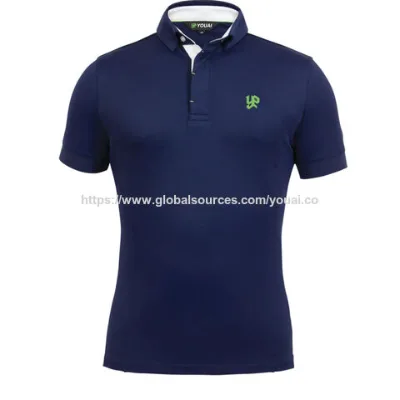 Men's equestrian riding short sleeve golf polo shirt, quick drying, UV protection uniform