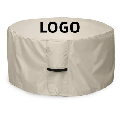 BSW New Style Modern Tear Resistant Portable Patio Fire Pit Cover Fire Bowl Cover 76x30cm Diameter Black/Grey Customised Model