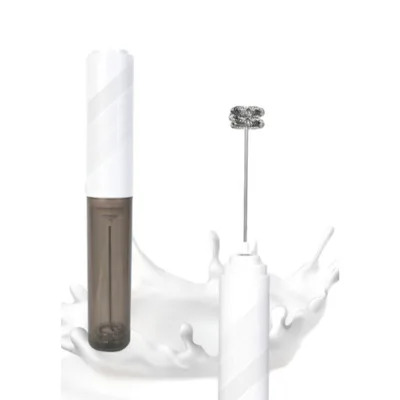 Milk Frother Storage Lid 304 Stainless Steel Whisk Head Handheld Wireless Automatic Coffee Foam Maker Mini Egg Beater