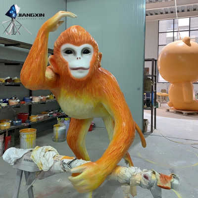Religious Style Creative Animal Art Sculpture for Cultural Theme Park Decoration or Fiberglass Art Installation
