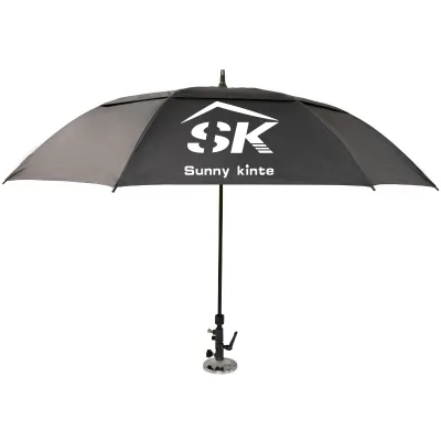 Waterproof Polyester Straight Umbrella Magnetic Base Auto Open Manual Close All-Season Easy Portable Outdoor Custom Logo Adults