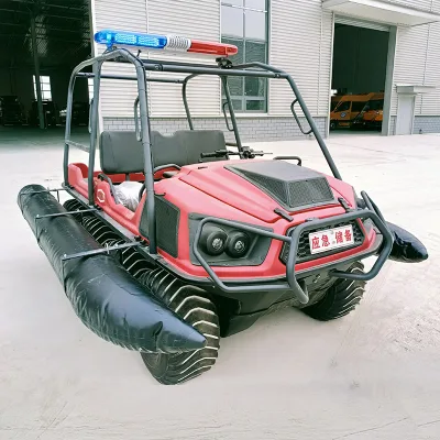 Fully sealed Eco-friendly Amphibious Vehicle Supplier Amphibious Sightseeing Vehicle Tourist Without Deck Pier SL-8