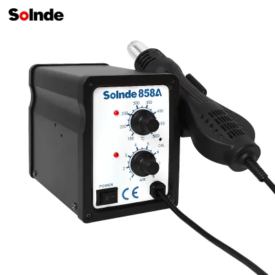 850A Heissluftstation Estacion De Calor Y Soldadura Hot Air SMD Rework Digital Desoldering and Soldering Station
