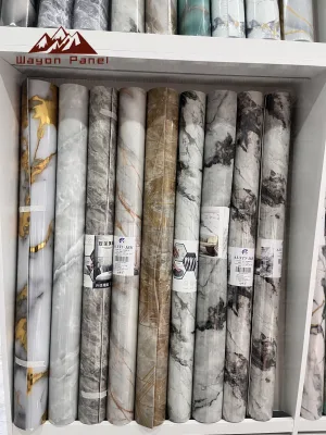 Wayon High Quality Foam Wallpaper Roll Modern Villa Living Room Luxury Decor