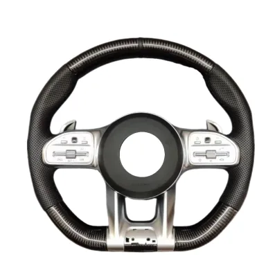 Factory Direct Sales C-Class W204 E-Class W213 Leather Steering Wheel for Mercedes Upgraded and Modified Steering Wheel