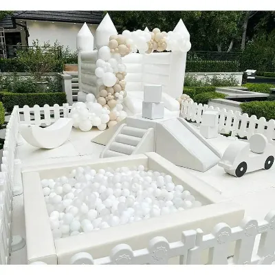 White Soft Play Equipment White Kids Soft Play Equipment White Soft Play Set