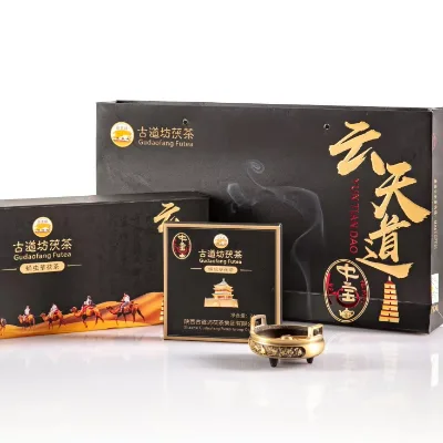 Latest Technology Additive-Free Slimming Detox Dark Tea Elegant Gift Box Packaging for Weight Loss