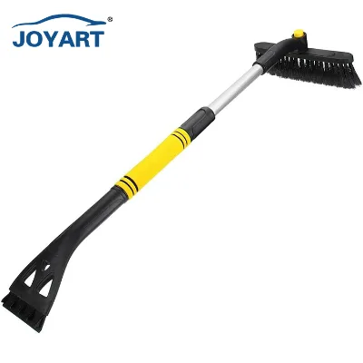 Customized Aluminium 3-in-1 Telescopic Handle Shovel Snow Brush Ice Scraper