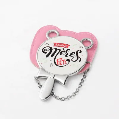 Blank Metal Custom Logo Sublimation Hand Pocket Mirror with Case