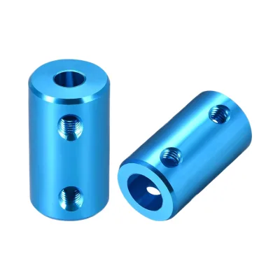 Uxcell 5mm 8mm Bore Aluminum Alloy Shaft Coupler Connector Disc L25XD14 Set Screw 3D Printers Customizable Motor Accessories OEM
