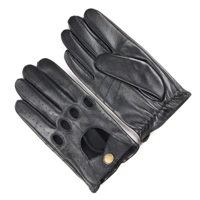 Fashionable Lightweight and Flexible Driving Gloves with Thermal Touch Screen Features Soft Lining Superior Grip for Car Use