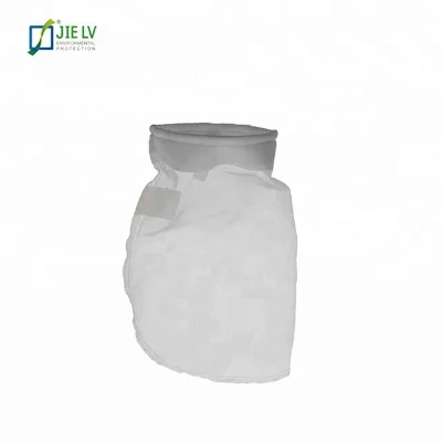 Industrial Plastic Ring Welded Monofilament Micron Felt Nylon Mesh Material Liquid Filter Bag for printing & liquid filtration