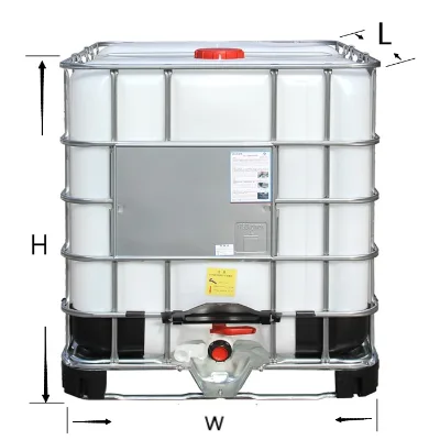Cube Ibc tank 1000 Liter Ibc tank for Food Hydroponic Water tank