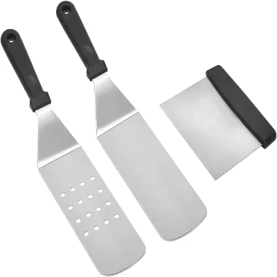 Smash Burger Press Kit 3/4/5/6pc Hamburger Meat Steak Flat Top Cooking Grilling Stainless Steel Griddle Plancha Accessories