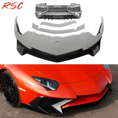 Upgrade LP750 SV Style Dry Carbon Fiber Body Kit for Aventador LP700 Front Rear Bumper Rear Diffuser