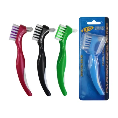 Hard Bristle False Teeth Denture Toothbrush Denture Bath