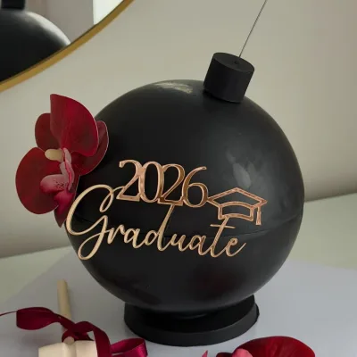 Ins-style 2026 Graduate Graduation Season Cake Decorations Graduation Cake Signs and Side Decorations
