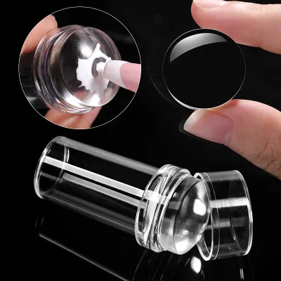 Popular French Nail Stamping Tool Silicone Jelly Nail Stamper for Nail Art