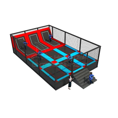 Large trampoline park indoor trampoline playground customized trampoline project.
