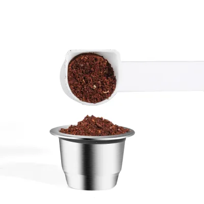 Reusable Coffee Capsule for Nespresso Espresso Crema Cups Stainless Steel Refillable Coffee Pods Filters Rich Cream