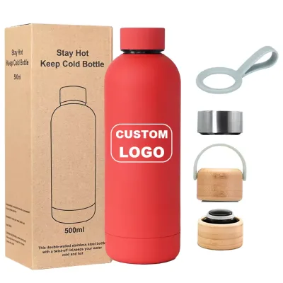 500ml Stainless Steel Vacuum Insulated Bottle Custom Logo Eco Friendly Direct Drinking Metal Drinkware for Kids School Gym