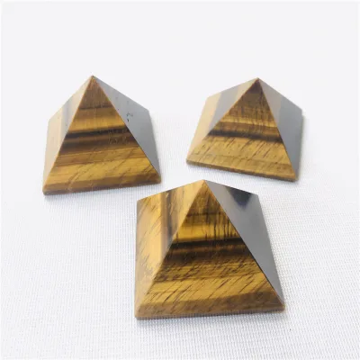 Wholesale Natural Crystal  Crafts All Kinds Crystal Pyramid Healing Lapis Lazuli  Carving Pyramid for Decoration