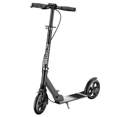 Durable Two Wheel Kids Scooter Portable Folding Design Dual Hand Foot Brake for Outdoor Daily Riding Use