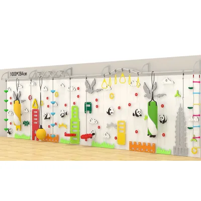 Kids Climbing Wall Indoor Playground Climbing Wall for Children Amusement Park Equipment