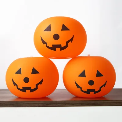 Hot Sale Glowing Unique Balloon Pumpkin Lantern Halloween Decoration LED Balloons Lantern Balloon for Hora Loca Party Supplies
