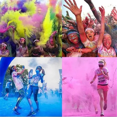 Gender Secret Party Blue Baby Party Environmental Multicolored Powder Cannon