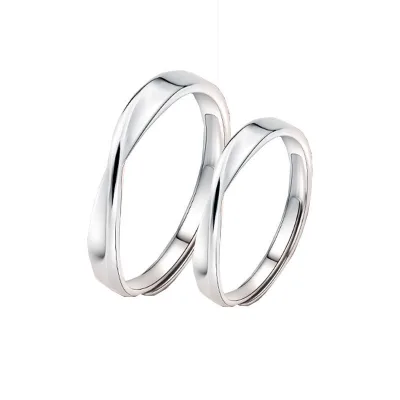 Hot Selling Korean Version Couple Ring With Irregular Personality
