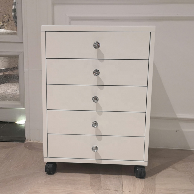 Docarelife Wood Organization Dressers 5 Drawers Bedroom Furniture Chest of Storage Drawers